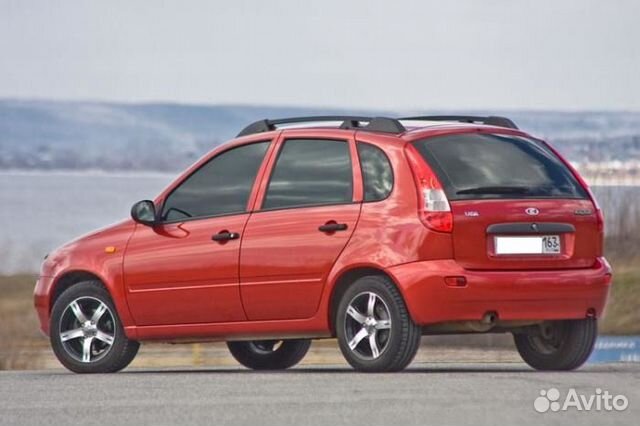 Рейлинги Калина хетчбэк с поперечинами черный