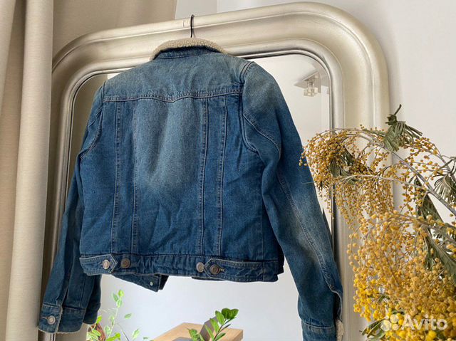 Джинсовая куртка с овчиной Джинсовая куртка с овчиной