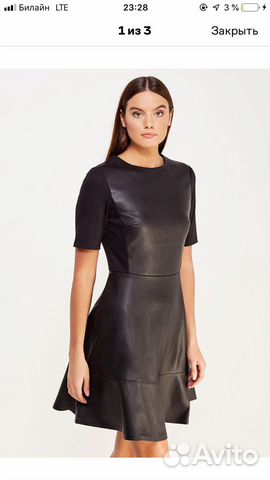 Кожаное платье Кожаное платье