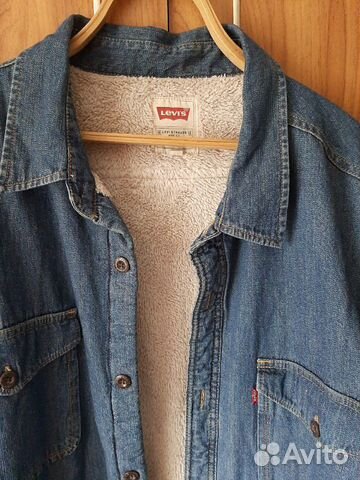 Levis.Джинс. Мех.Куртка-рубашка на меху