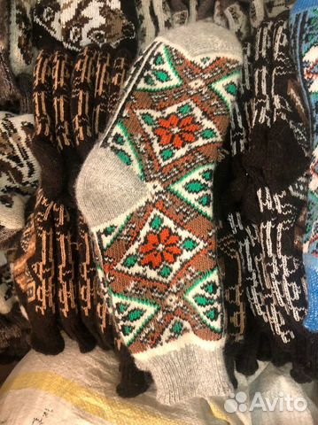 Носки шерстяные хб варюшки