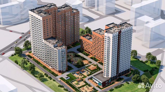 2-к квартира, 54.9 м², 6/18 эт. 2-к квартира, 54.9 м², 6/18 эт.