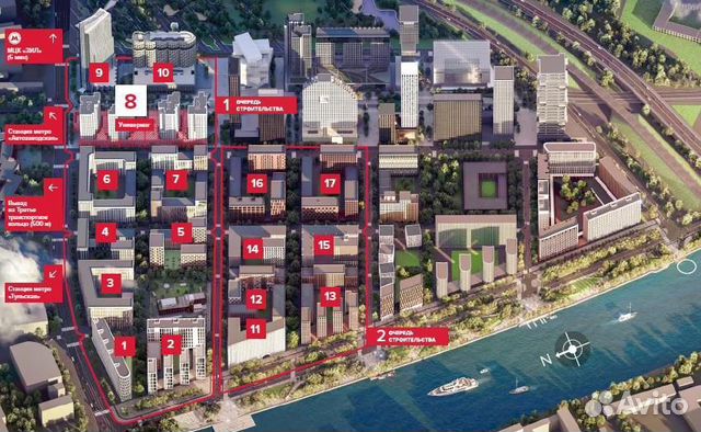 3-к квартира, 81.3 м², 8/16 эт. 3-к квартира, 81.3 м², 8/16 эт.