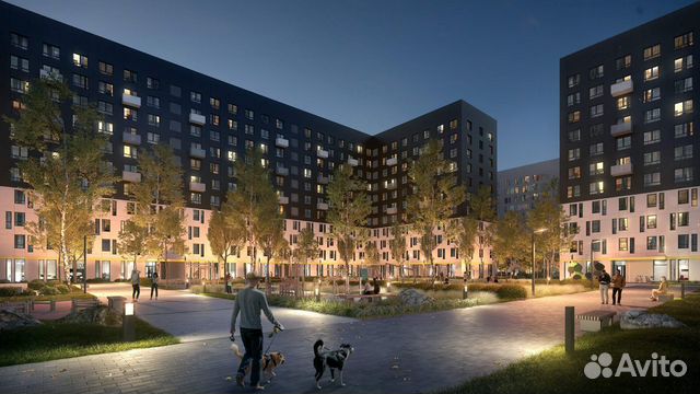 1-к квартира, 39.7 м², 4/11 эт.