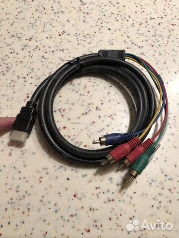 Кабель переходник hdmi на 5 RCA RGB Кабель переходник hdmi на 5 RCA RGB
