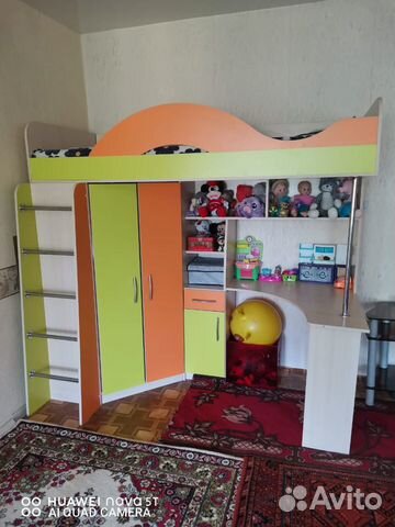 Детская кровать на 2 этаже Детская кровать на 2 этаже