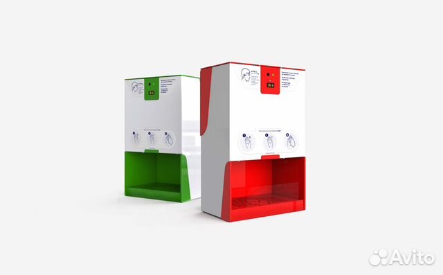 Бесконтактный дезинфектор с измерителем температур