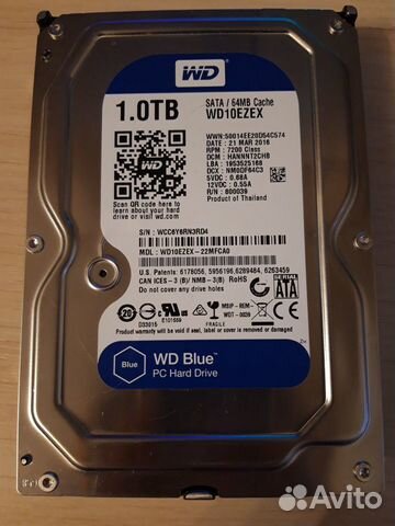 Жесткий диск на 1 тб и 2 тб Б/У Жесткий диск на 1 тб и 2 тб Б/У