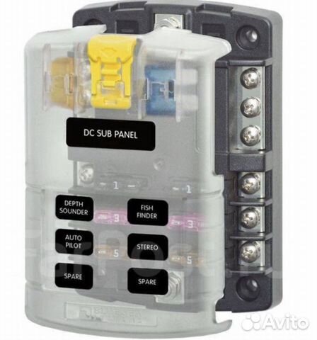 Панель предохранителей Blue Sea ST Blade 5025 Панель предохранителей Blue Sea ST Blade 5025