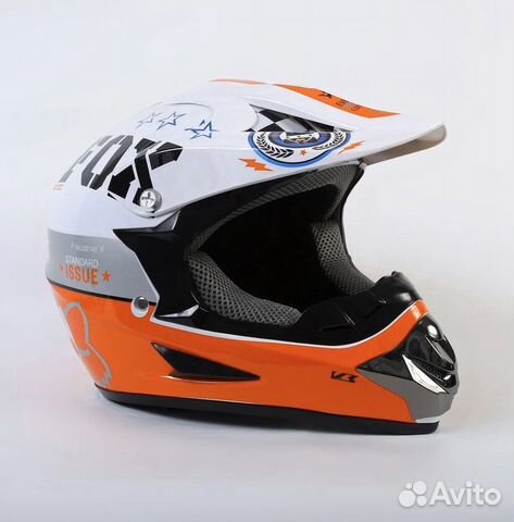Шлем кроссовый Fox Orange Шлем кроссовый Fox Orange