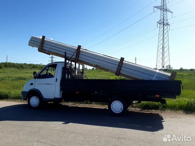 Газель открытая бортовая 6 метров(борт 4м+катюша)