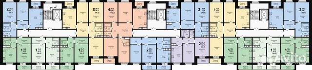 3-к квартира, 90.2 м², 7/10 эт. 3-к квартира, 90.2 м², 7/10 эт.