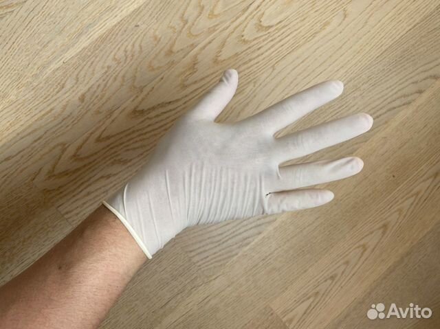 Перчатки латекс/нитрил в наличии размер L