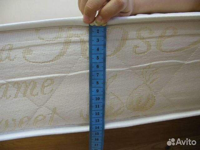 Матрас 90х200 (средняя жесткость) беспружинный Матрас 90х200 (средняя жесткость) беспружинный