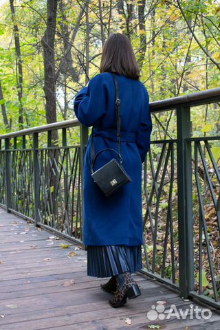 Женская кожаная квадратная сумка