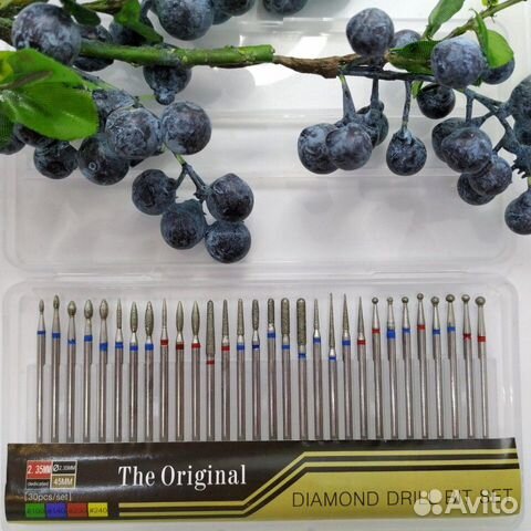 Набор фрез алмазных для аппаратного маникюра