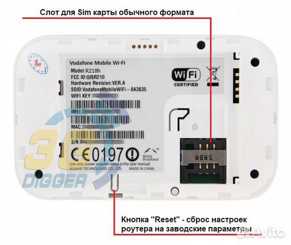 Модем 3G/4G Huawei R218h Mobile WiFi Модем 3G/4G Huawei R218h Mobile WiFi