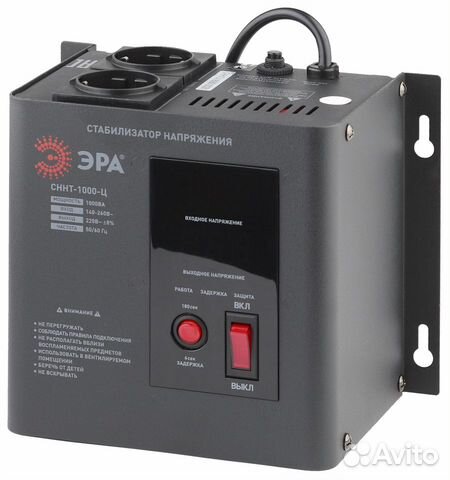 Стабилизатор напряжения эра сннт-1000-Ц - новый