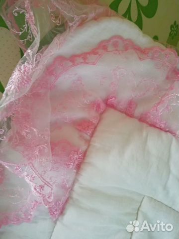 Детское одеялко для выписки девочки