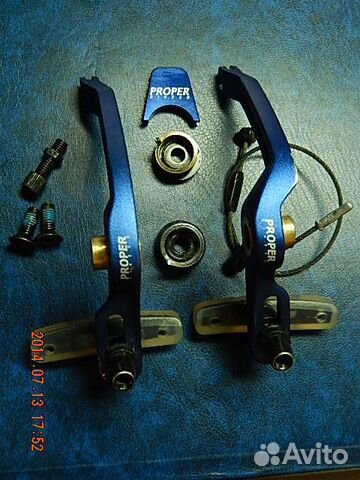 Топовый тормоз и тросики для BMX