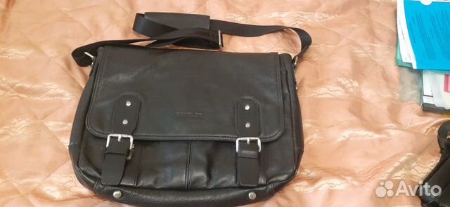 Kanzler портфель-сумка натуральная кожа