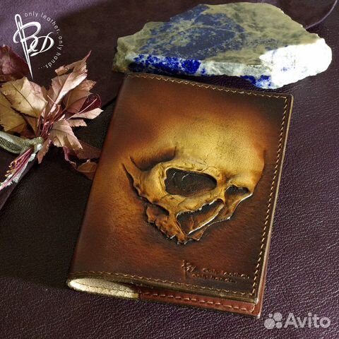 Кожаная обложка на паспорт, автодокументы, военник