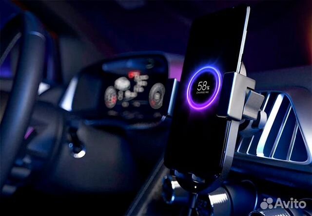 Авто держатель/зарядка zmi Wireless Charger car