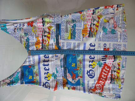 Белый новый топ John Galliano газетный принт