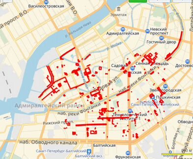 Карта ордеров гати санкт петербург