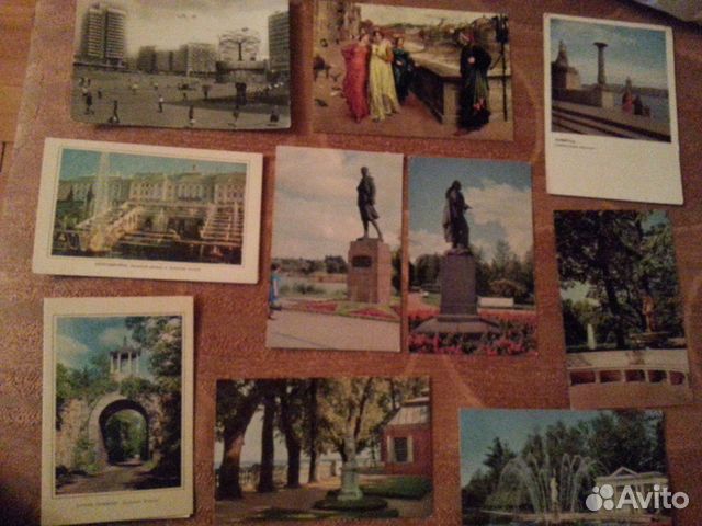 Открытки 60-х годов: Петродворец, Таллин, Берлин