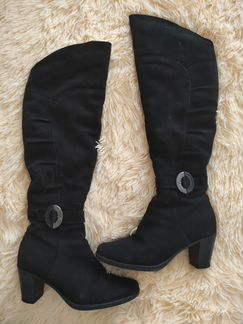 Сапоги зимние замшевые натур. на натур.меху 37