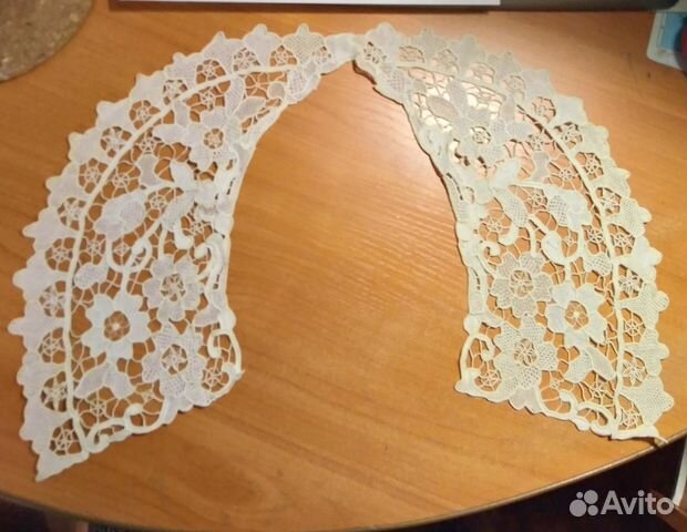 Старинный воротник, кружево Point de Venise