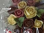 Шоколадные розы ручной работы