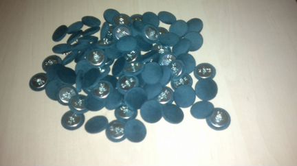 Обтяжка пуговиц, установка кнопок и люверсов