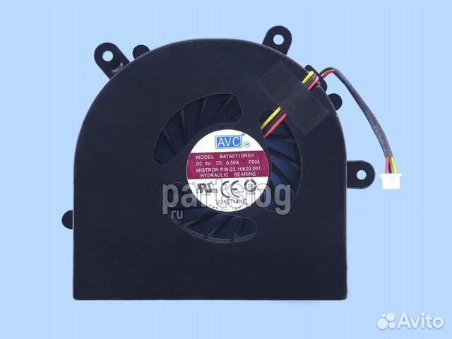 Вентилятор для Clevo 750S 760M P150 P370 P570 3-pi