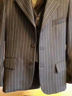 Костюм школьный тройка, брюки много