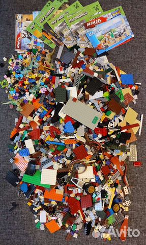Аналог Lego. Россыпь, более 7ми кг. Обновлено