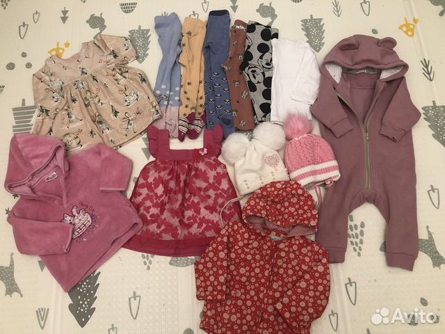 Вещи пакетом на девочку / Боди 1 год