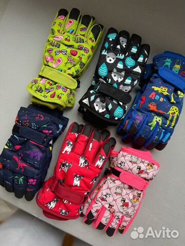 Дизайнерские перчатки 5-7 лет