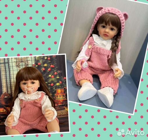 Кукла Реборн Мэри, 55 см, силикон