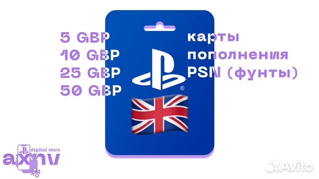 Карта пополнения psn