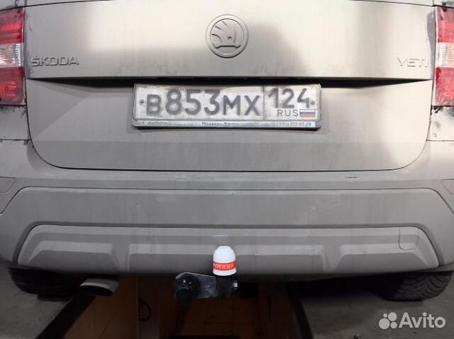 Фаркоп skoda Yeti с 2009 г.в