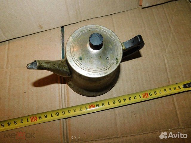 Старинный,мельхиоровый,заварочный чайник СССР
