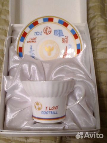 Костяной фарфор. лфз. Кофейная пара