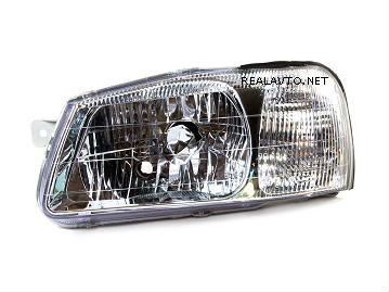 Фара передняя левая хендай акцент