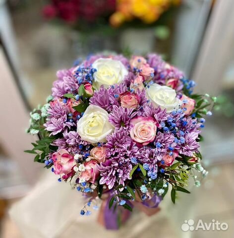 Цветы, розы, букеты, Хризантема, Доставка