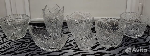 Винтаж СССР- Гусь-Хруст.з-д-вазы,салатники и др