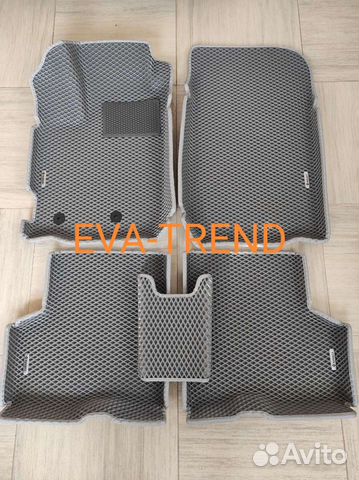 Коврики ева, эва, 3-д renault duster III AWD