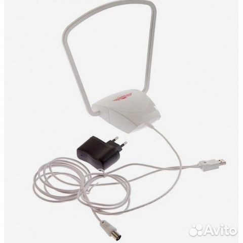 Антенна комнатная с усилителем BAS-5107 USB, с бло