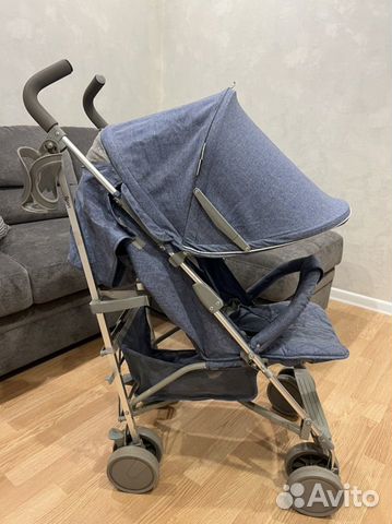 Прогулочная коляска Babyton Sport Blue melange